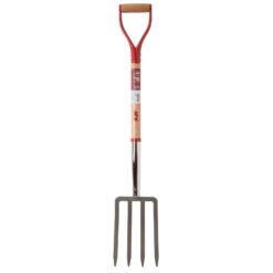 Ace 4 Tine Steel Spading Fork 30 in. Wood Handle
