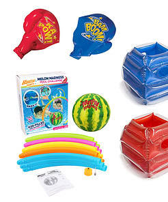 Banzai Battle Bop Pack Gloves & Bumpers & Melon Madness Pool Ball & Hoop