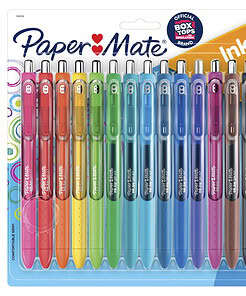Paper Mate Inkjoy Gel Pen, Retractable, Medium 0.7 mm, Assorted Ink and Barrel Colors, 14/pack Bundle of 5 Packs
