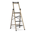 4 Step Ladder Folding Stool Heavy Duty 331Lbs Capacity Industrial Lightweight