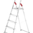 5.97 ft Aluminum Step Ladder with 330 lb. Load Capacity