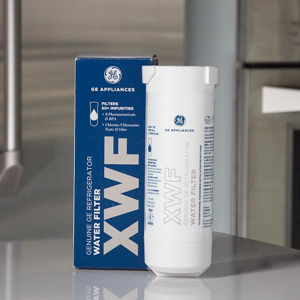 GE XWFE Refrigerator Water Filter Certified to Reduce Lead, Sulfur, and 50+ Other Impurities (Pack of 1) 78130d98 1cb2 4c9d 953f a05440ea4254. CR1000600600 PT0 SX1000 V1