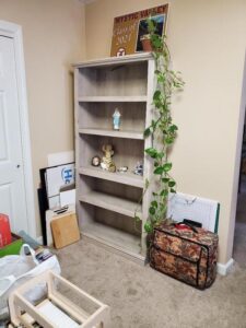SAUDER 69.76 in. Chestnut Wood 5-shelf Standard Bookcase with Adjustable Shelves