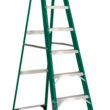 Louisville Ladder, 8 Ft, Fiberglass Step Ladder, Type Ii, 225 Lb Load Capacity, Fs4008