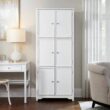 Home Decorators Collection Bradstone White 6 Door Storage Cabinet
