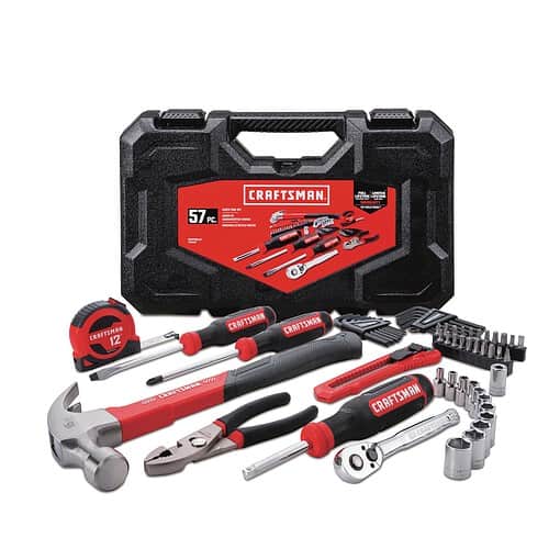 CRAFTSMAN 57-Piece Household Tool Set with Hard Case