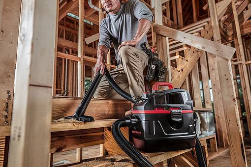 CRAFTSMAN Portable, Jobsite 5-Gallons 5.5-HP Corded Wet/Dry Shop Vacuum with Accessories Included