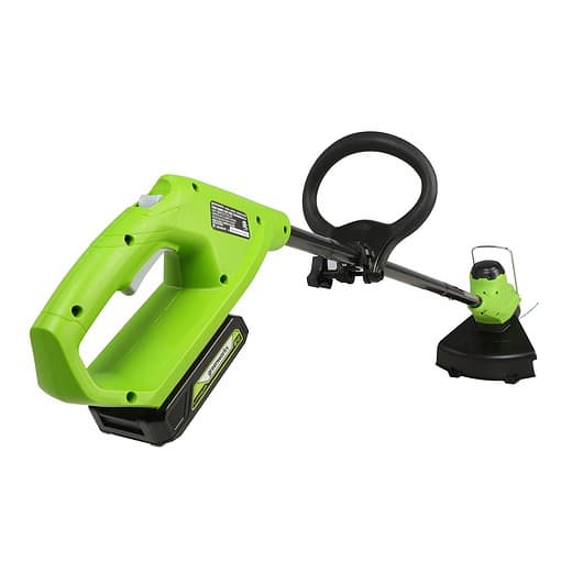 Greenworks 24-volt 10-in Straight Battery String Trimmer 2 Ah (Battery and Charger Included)