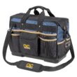 Custom LeatherCraft Black/Blue Ballistic Nylon 16-in Zippered Tool Bag