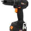 WEN 1/2-in 20-volt Max-Amp Brushless Cordless Hammer Drill (1-Battery Included)