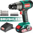 HYCHIKA 1/2-in 20-volt Max-Amp Variable Speed Brushless Cordless Hammer Drill (1-Battery Included)