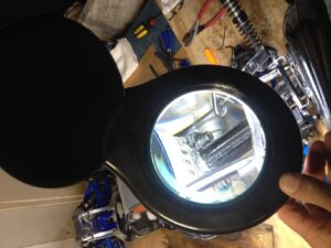 Brightech LightView PRO Magnifying Desk Lamp, 2.25x Light Magnifier - Black 71m00oHmOiL