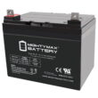 Mighty Max Battery ML35-12 - 12V 35AH Pride Mobility BATLIQ1001 AGM U1 Replacement Battery