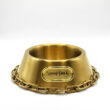 Snoop Doggie Doggs Off the Chain Deluxe Gold Pet Bowl, 1 Cup, Small