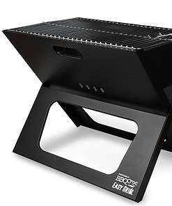 BBQ Croc Portable grills 220-Sq in Black Portable Charcoal Grill