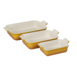 Le Creuset Heritage Open Rectangular Dishes, Set of 3 - Nectar