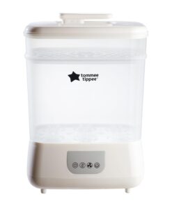 Tommee Tippee Steridryer Electric Steam Sterilizer and Dryer for Baby Bottles and Accessories, Kills Viruses* and 99.9% of Bacteria, White - 1