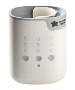 Tommee Tippee Multiwarm Intuitive Bottle Warmer, Warms Baby Feeds to Body Temperature in Minutes, Automatic Timer, White - 1