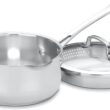 Cuisinart 419-18P 2-Quart Pour Saucepan with Cover Contour Cookware, Stainless Steel - 1
