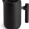 Fellow Clara Insulated Coffee Maker with Enhanced Filtration System - Portable French Press Stainless Steel - 24 oz Carafe - Matte Black - 1