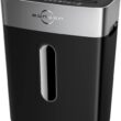 BONSEN Shredder for Home Office, 8-Sheet Crosscut Credit Card Shredder, Small Paper Shredder for Home Use with 4 Gallons Wastebasket, High Security Level P-4, ETL Certification (S3101) - 1
