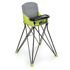 Summer Infant Pop ‘n Sit Portable Highchair, Green - Portable Highchair For Indoor/Outdoor Dining – Space Saver High Chair with Fast, Easy, Compact Fold, For 6 Months – 45 Pounds - 1