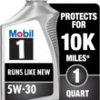 Mobil 1 Advanced Full Synthetic Motor Oil 5W-30, 6-pack of 1 quarts - 1