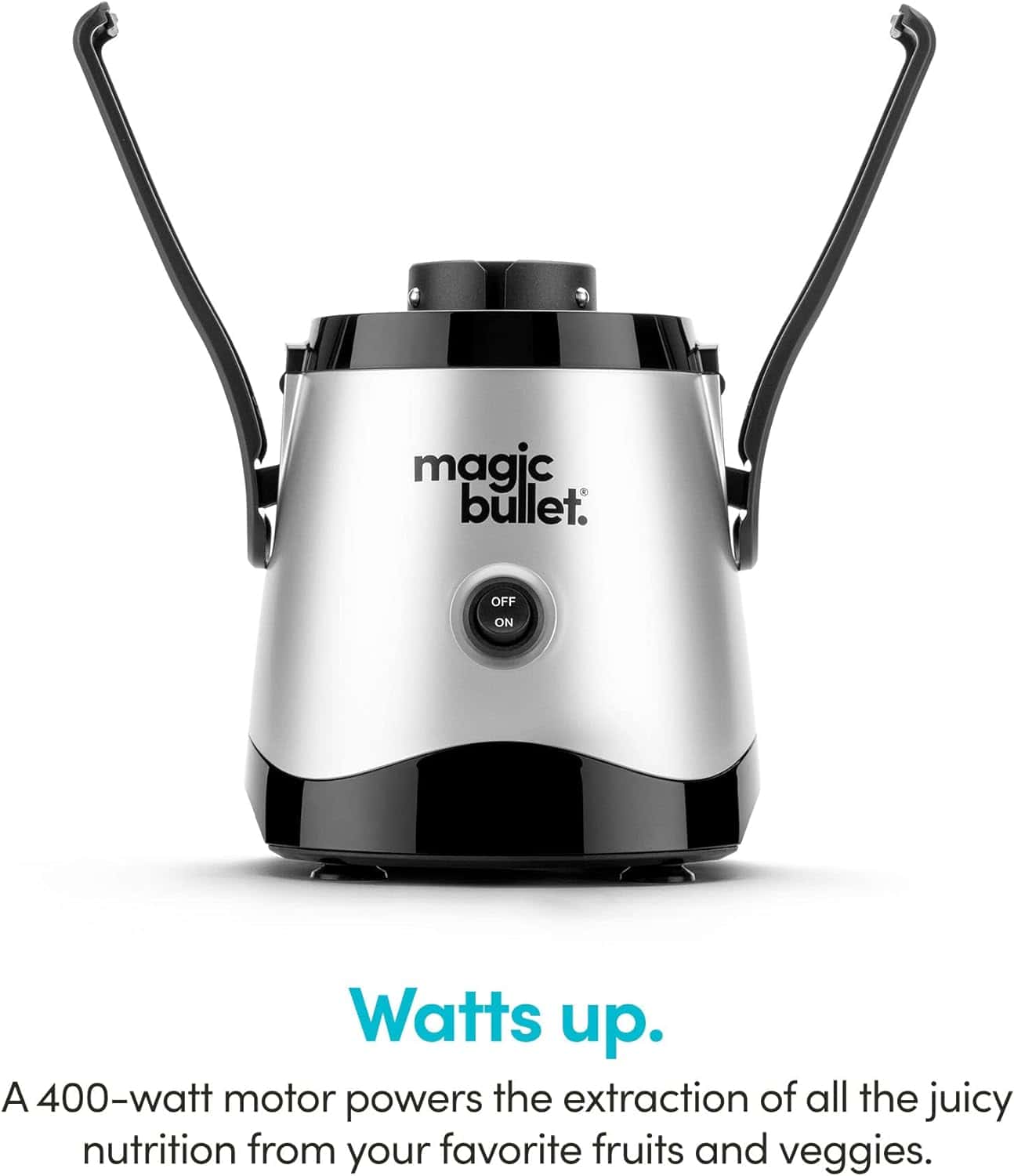 Magic Bullet Mini Juicer with Cup, Black and Silver - 4 Magic Bullet Mini Juicer with Cup, Black and Silver - 4