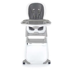 Ingenuity SmartClean Trio Elite 3-in-1 Convertible Baby High Chair, Toddler Chair, and Dining Booster Seat - Slate - 1