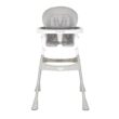 Dream On Me Portable 2-in-1 Tabletalk High Chair, Convertible Compact High Chair, Light Weight Portable Highchair, Grey - 1