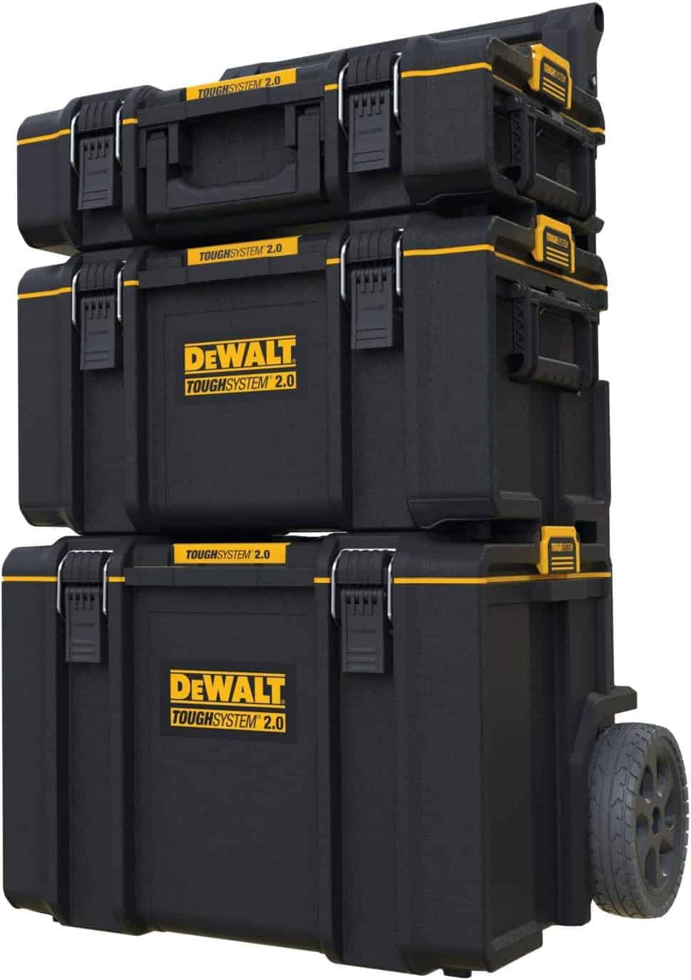 thumbnail image 2 of DEWALT TOUGH SYSTEM 2.0 Tool Box - IP65 Rated, 110 Lb Capacity, Auto-Connect Latches, Large Storage For Job Site 2 of 13