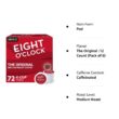 Eight O'Clock Coffee The Original, Single-Serve Keurig K-Cup Pods, Medium Roast Coffee Pods, 72 Count