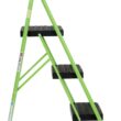 Cosco 11408GNF1E, Green Three Big Folding Step Stool with Rubber Hand Grip - 5