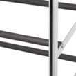 Amazon Basics 50-Pair Shoe Rack Organizer, Chrome, 35.8 x 14.6 x 59.5 inches - 2