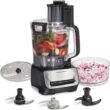 Hamilton Beach Stack & Snap Food Processor and Vegetable Chopper, BPA Free, Stainless Steel Blades, 14 Cup + 4-Cup Mini Bowls, 3-Speed 500 Watt Motor, Black (70585) - 1