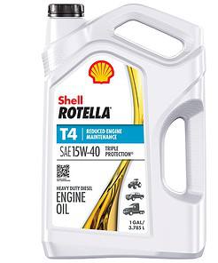 Shell Rotella T4 Triple Protection Conventional 15W-40 Diesel Engine Oil (1-Gallon, Single Pack)