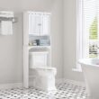 Spirich Over The Toilet Storage Cabinet, Bathroom Shelf Over Toilet, Bathroom Storage Cabinet Organizer, White - 2