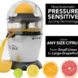 Vinci Hands-Free Patented Electric Citrus Juicer 1-Button Easy Press Lemon Lime Orange Grapefruit Juice Squeezer Easy to Clean Juicer Machine, Black/Stainless Steel - 2