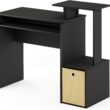 Furinno Econ Multipurpose Home Office Computer Writing Desk, Black/Brown - 1