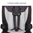 Safety 1st Grand 2-in-1 Booster Car Seat, Forward-Facing with Harness, 30-65 pounds and Belt-Positioning Booster, 40-120 pounds, Black Sparrow - 2