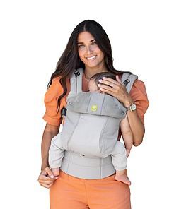 LÍLLÉbaby Complete All Seasons Ergonomic 6-in-1 Baby Carrier Newborn to Toddler - with Lumbar Support - for Children 7-45 Pounds - 360 Degree Baby Wearing - Inward & Outward Facing - Stone - 1