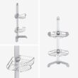 simplehuman Corner Shower Caddy, Stainless Steel and Anodized Aluminum - 2