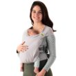 Boba Bliss Hybrid Baby Carrier Newborn to Toddler - 2-in-1 Baby Wrap & Carrier - No-Tie - Certified Hip-Healthy - Soft & Stretchy Baby Sling - 7-35 lbs (Grey) - 1