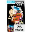 Hershey Assorted Milk Chocolate and Creme Flavors Snack Size, Halloween Candy Bulk Variety Bag, 38.22 oz (75 Pieces)
