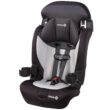 Safety 1st Grand 2-in-1 Booster Car Seat, Forward-Facing with Harness, 30-65 pounds and Belt-Positioning Booster, 40-120 pounds, Black Sparrow - 1
