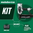Metabo HPT Finish Nailer | 16 Gauge Finish Nails - 1-Inch up to 2-1/2-Inch | Integrated Air Duster | 5-Year Warranty | NT65M2S - 4