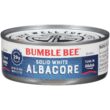 Bumble Bee Solid White Albacore Tuna in Water, 5 oz Can (Pack of 24) - Wild Caught Tuna - 29g Protein per Serving - Non-GMO Project Verified, Gluten Free, Kosher - Great for Tuna Salad & Recipes - 1