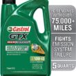 Castrol GTX High Mileage 10W-40 Synthetic Blend Motor Oil, 5 Quarts - 1