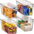 ClearSpace Plastic Storage Bins with Lids – Perfect Kitchen Organization or Pantry Fridge Organizer, and Bins, Cabinet Organizers - 1