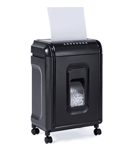 Amazon Basics 8 Sheet High Security Micro Cut Shredder with Pullout Basket, Black
